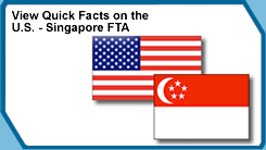 Flags of the United States and Singapore