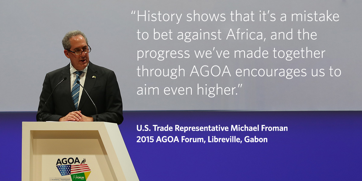 Froman at AGOA Forum 2015